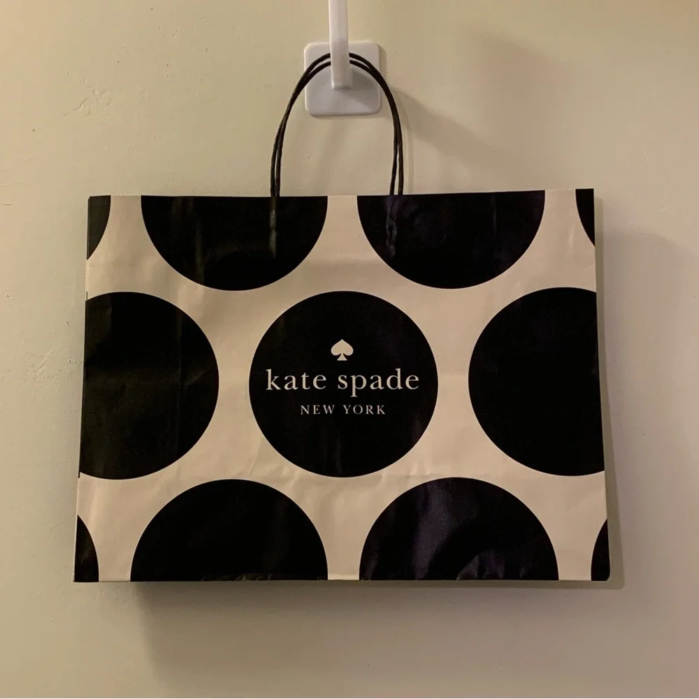 KATE SPADE Reusable Shopping Gift Bag with Tissue Paper